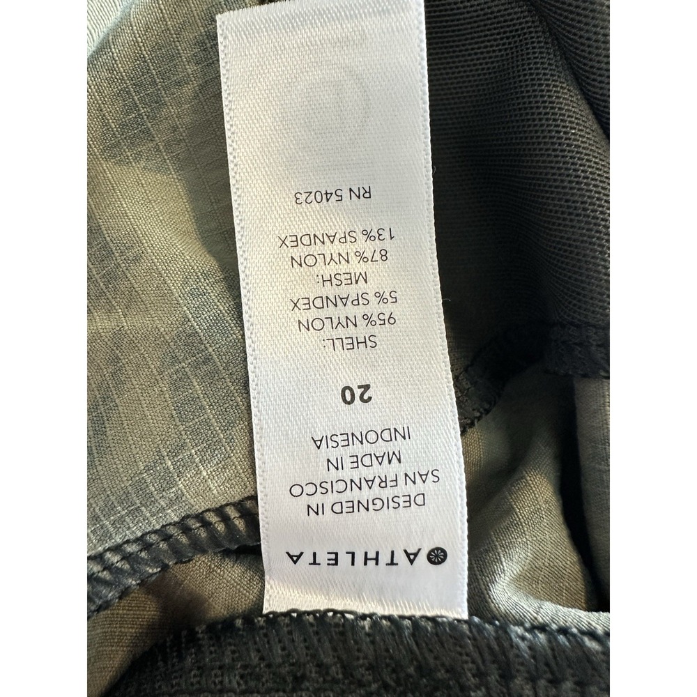 Athleta Trekkie North Printed Jogger, Terra Firma Olive Floral SIZE 20 Plus NWT - Picture 11 of 12
